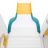 Joyldias 70.9'' W 9 In 1  Plastic Climber Toddler Slide, Toddler Playground With Double Slides,-100156937