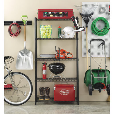 Medlin 36 " W Adjustable Shelving Unit
