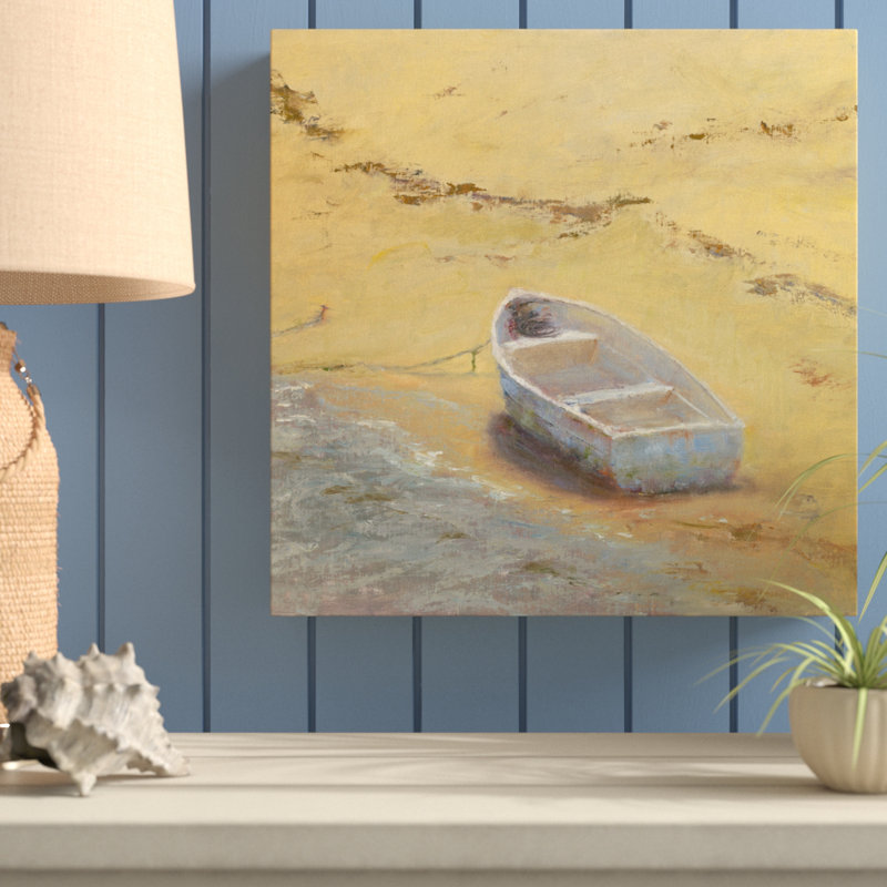 Adrius «Edge of the World V», reproduction de peinture acrylique sur toile, H 32 po x l 32 po x P 1,5 po, Cadre flottant