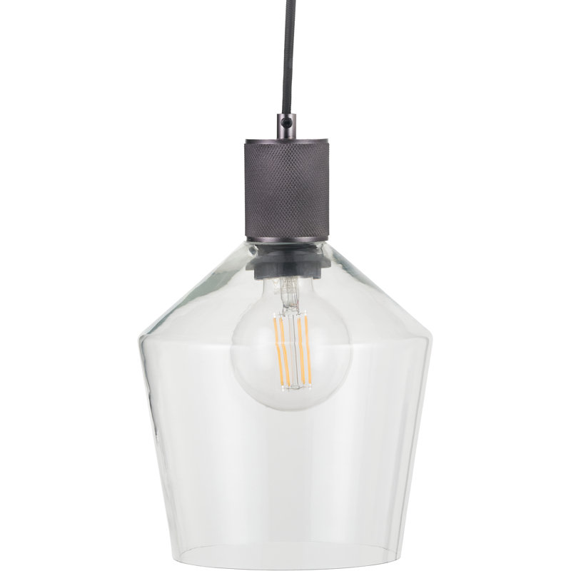 1 - Light Pendant, Antique Brass