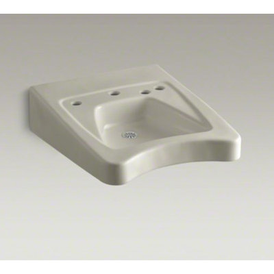 Morningside™ Ceramic 20" Wall Mount Bathroom Sink with Overflow