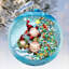 5.5'' Glass Animals Ball Ornament