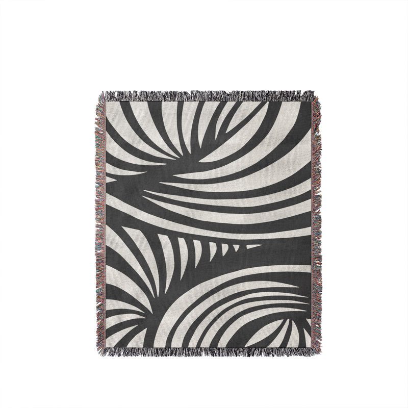 Hand Woven Throw Blanket, 50" x 60" – Throw, Beige