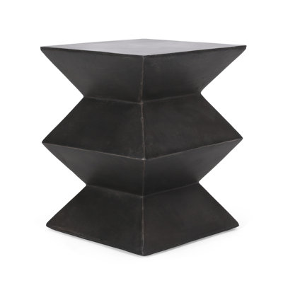Sleek Outdoor Lightweight Concrete Side Table