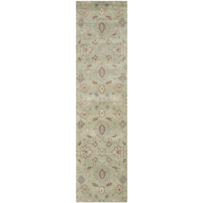 Amory Wyndham Wool Floral Rug, Runner 2'3" x 9'
