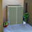 Absco EZI Slider 5' x 3' Metal Storage Shed Pale Eucalypt-103557176