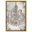 «Fashion and Glam Calligraphy Chandelier» - Impression sur toile-50590028-50590033