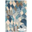 Deer Leap Blue Hand Hooked Wool Rug-899795588