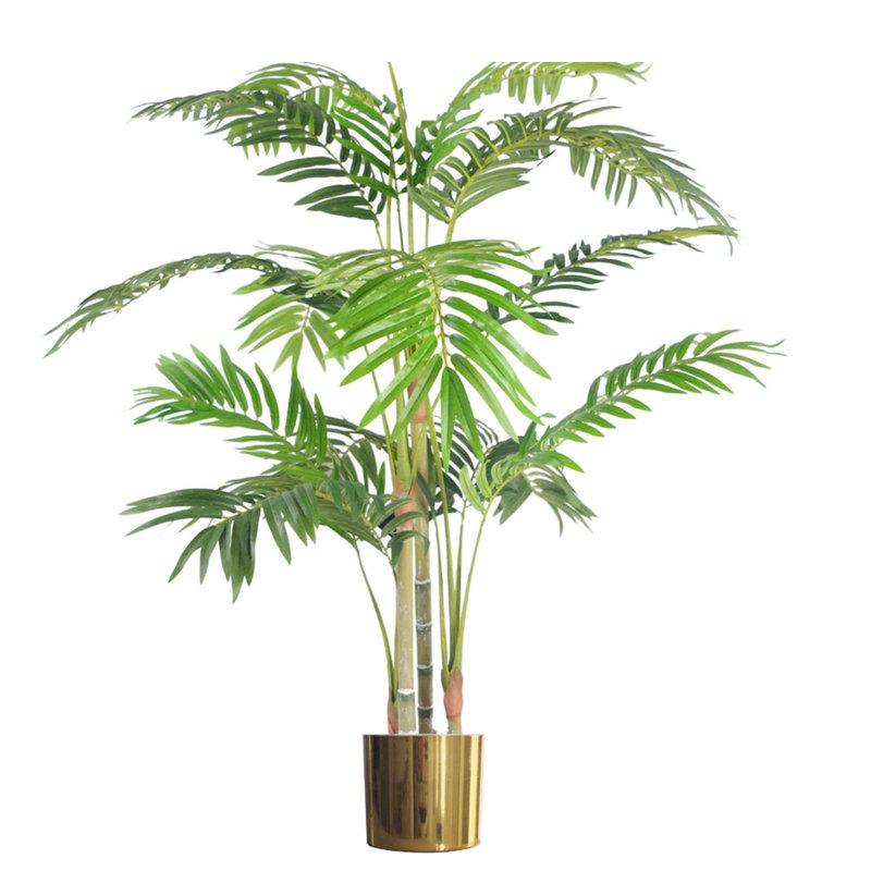 120cm Faux Palm Tree, Gold