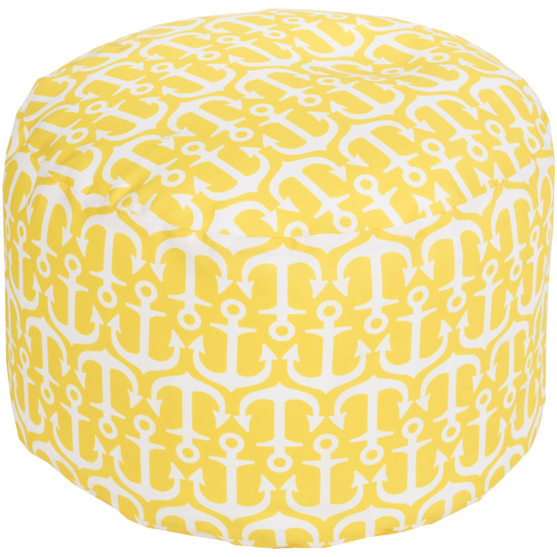 Ann Arbor Upholstered Pouf, Sunflower