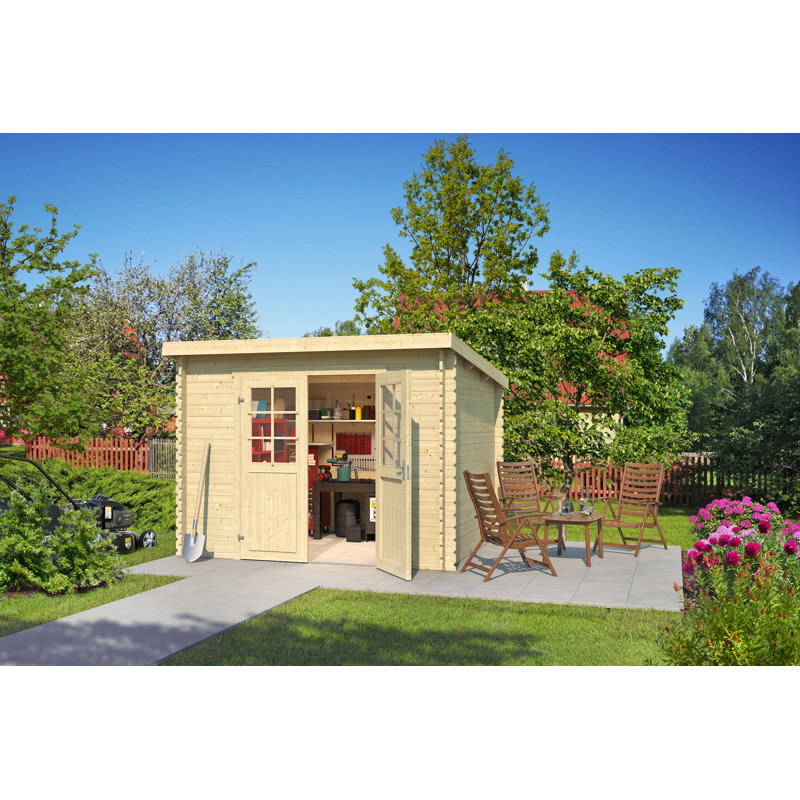 Lasita San Jose 230 - 9 x 8 Ft. Pent Roof Summerhouse With Single Glazing (28mm)