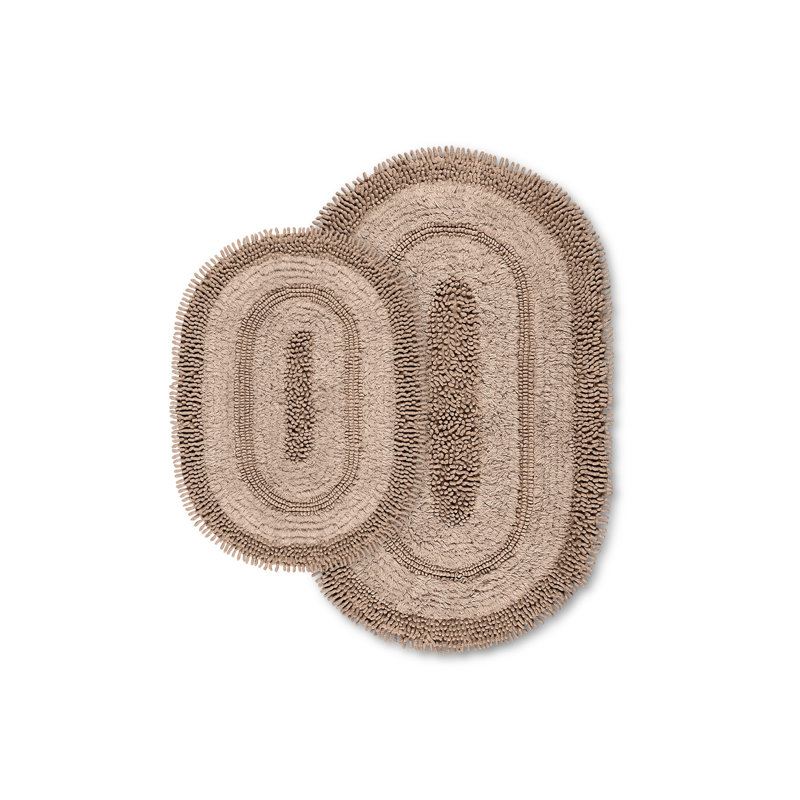 Macaroni, Beige, Set of 2