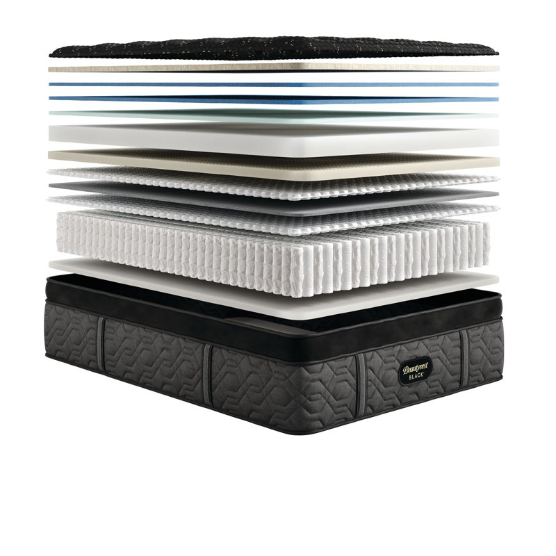 Black Series Four Plush Pillow Top 17.25" Mattress, King