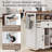 Farmhouse Kitchen Island with Drop Leaf-1548153180
