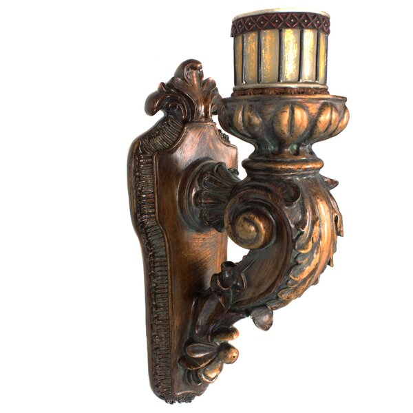Falconara 39 High Candle Wall Sconce with Candle