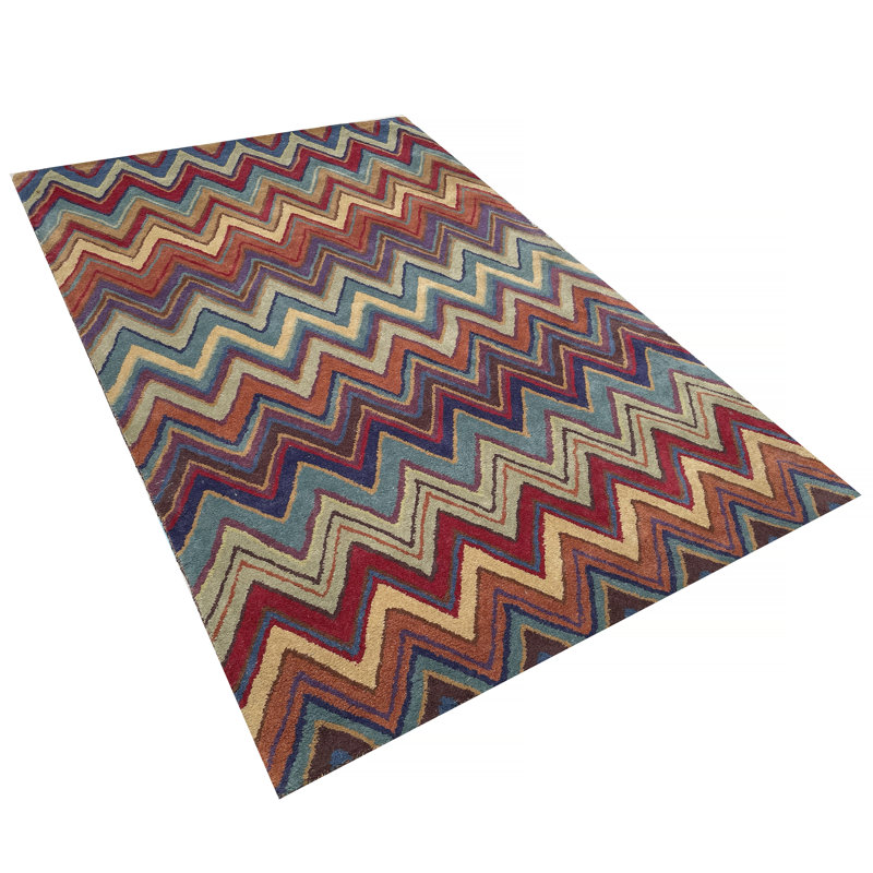 Tapis en laine touffeté à la main 5 pi 3 po x 7 pi 2 po