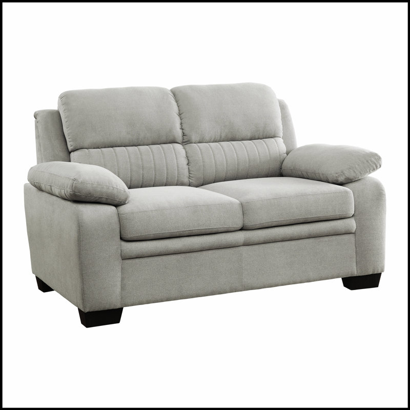 Causeuse moelleuse 1pc, Noir