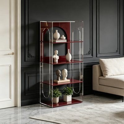 Arched Acrylic Display Bookcase