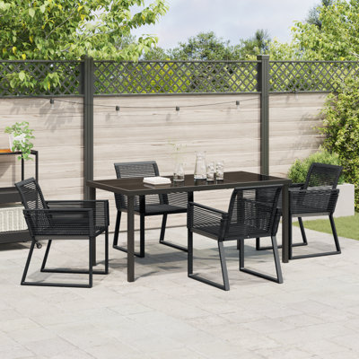 4 - Person Patio Dining Set Table,