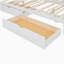 Grand lit plateforme avec 2 grands tiroirs et lit simple TG-1392830732