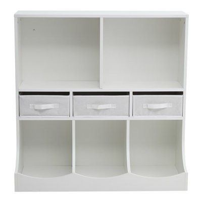 3-Tier Toy Storage Cabinet