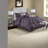 Luxurious Plum Bedding Sets, Polyester Comforter Collection, Sophisticated Home Style