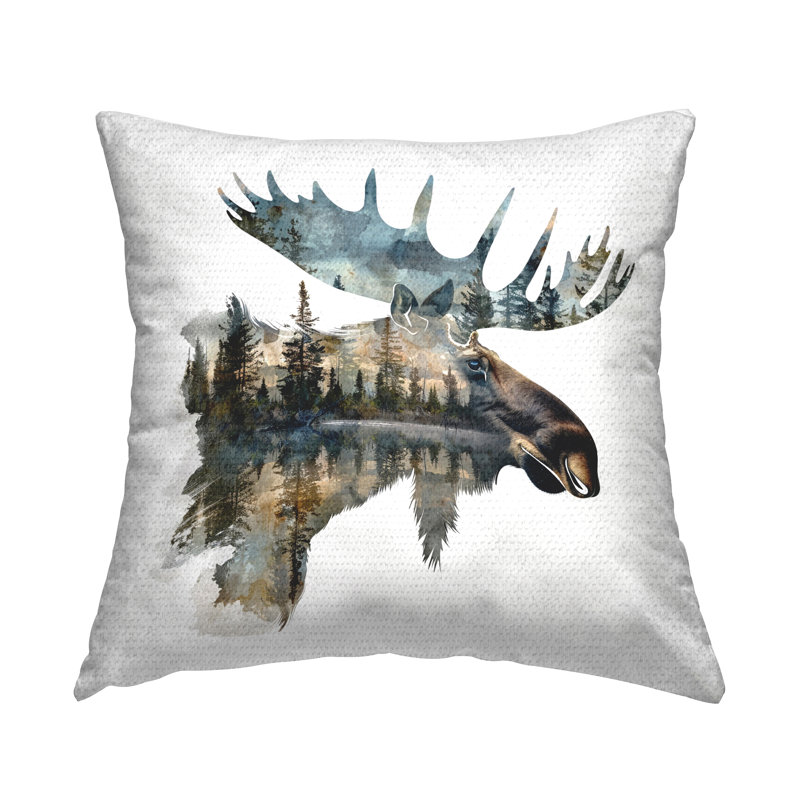 Coussin Moose Head