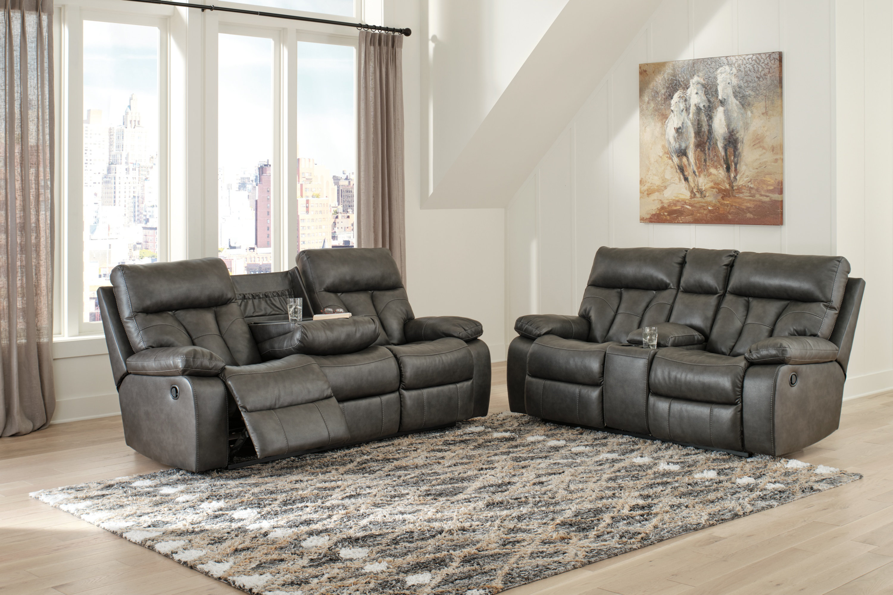 Signature Design by Ashley Willamen 2 Piece Reclining Living Room Set