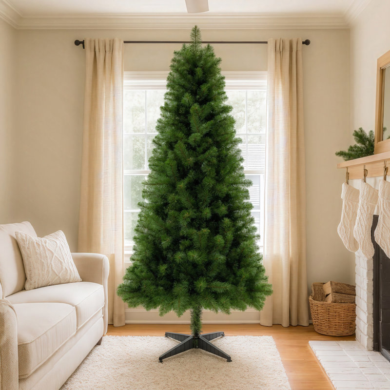 Arbre de Noël artificiel non éclairé 6 pi avec 490 pointes, H 6 pi