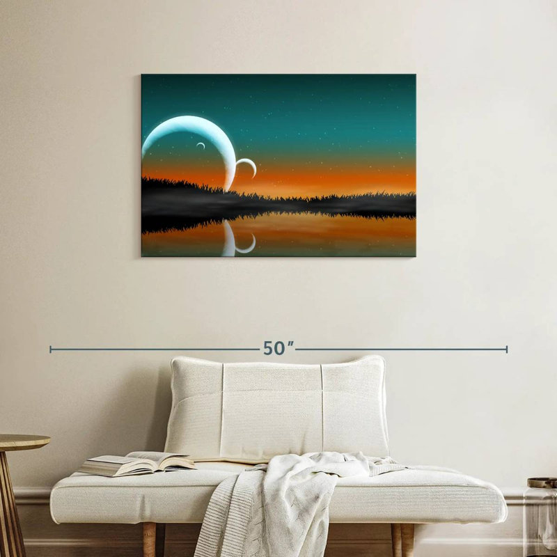 Kelan Space Landscape, 24" H x 36" W