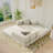 Lozena 78-Inch King-Size Convertible Sleeper Sofa Bed with No Assembly, Hybrid Mattress Couch Compression Sofa In a Box-217050377