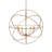 54" Wide Atom Enerjisi 12 Light Chandelier