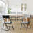 4-Pack Padded Folding Chairs – Portable Cushioned Dining Chairs for Guests-1816888555