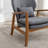 Leifer Upholstered Accent Chair with Ottoman-1534032580