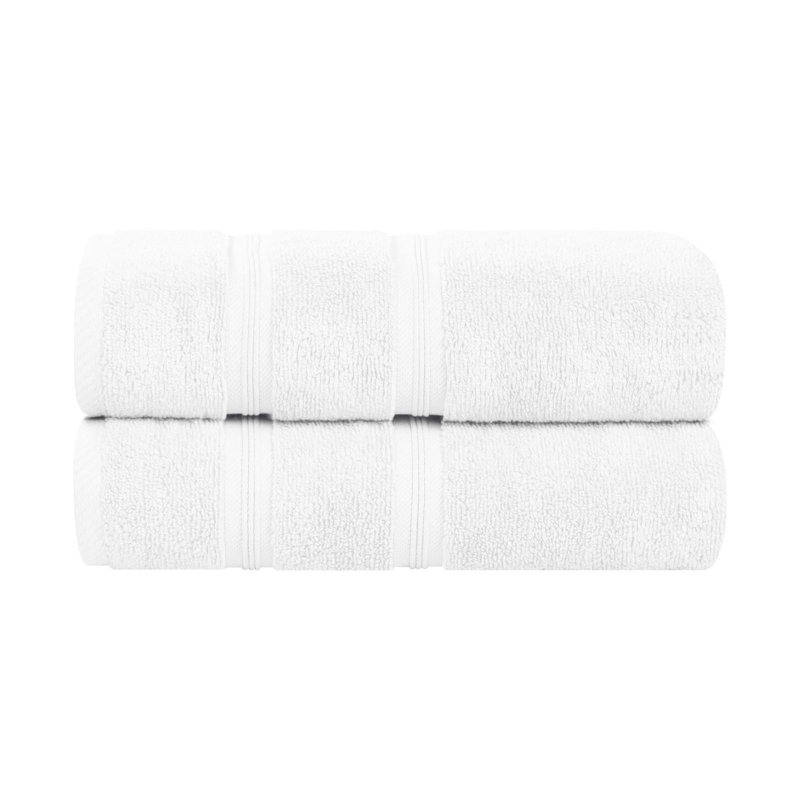 Smart Quick-Dry Zero Twist Cotton Bath Sheets, Set Of 2, White