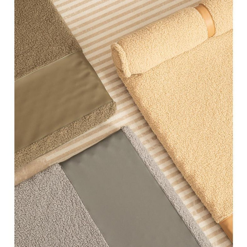 Lit pour chien Fluffy Sleep, Gris, H 5,91 po x l 23,62 po x P 15,75 po