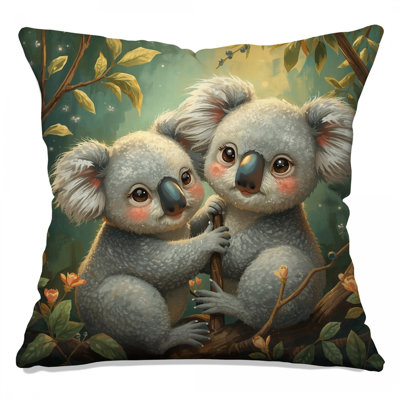 Paire de coussins mignons Koala