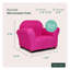 Fauteuil club Weybridge, microsuède rond-1896381989