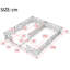 Solid Wood Montessori Floor Bed With Star Guardrails, For Two 90X200cm European Single Beds, Twin Kids Playpen Bed-140977973-140517637