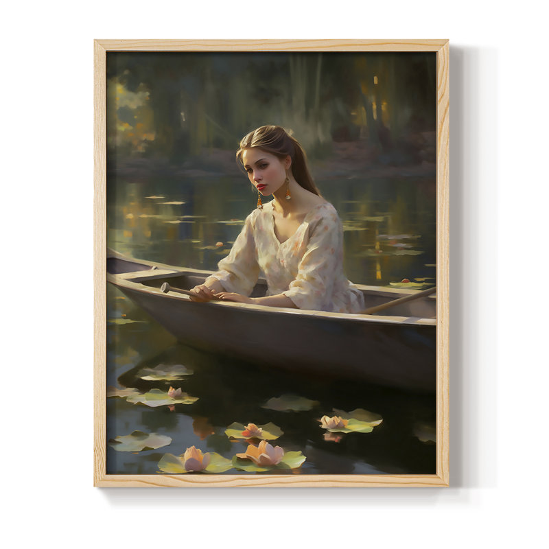 Reproduction encadrée WOMEN Series CDL XXXII - bois massif, Naturel, H 15 po x l 12 po