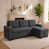 Dark Gray Chenille