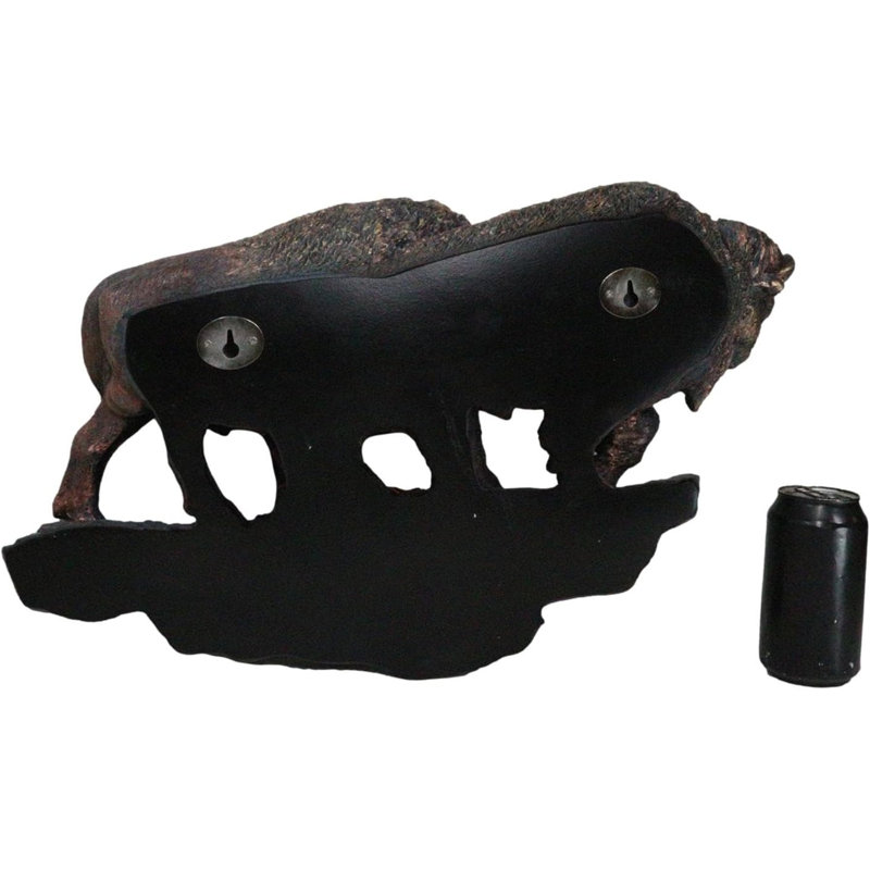 Faux bronze amérindien brun Bison Buffalo Herd