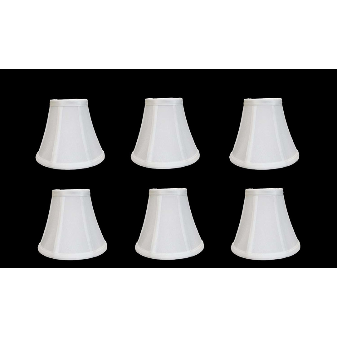 5'' H Silk Bell Lamp Shade (Set of 6) Mercer41 