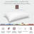 Oakham White Down Pillow, Firm Density-861254161