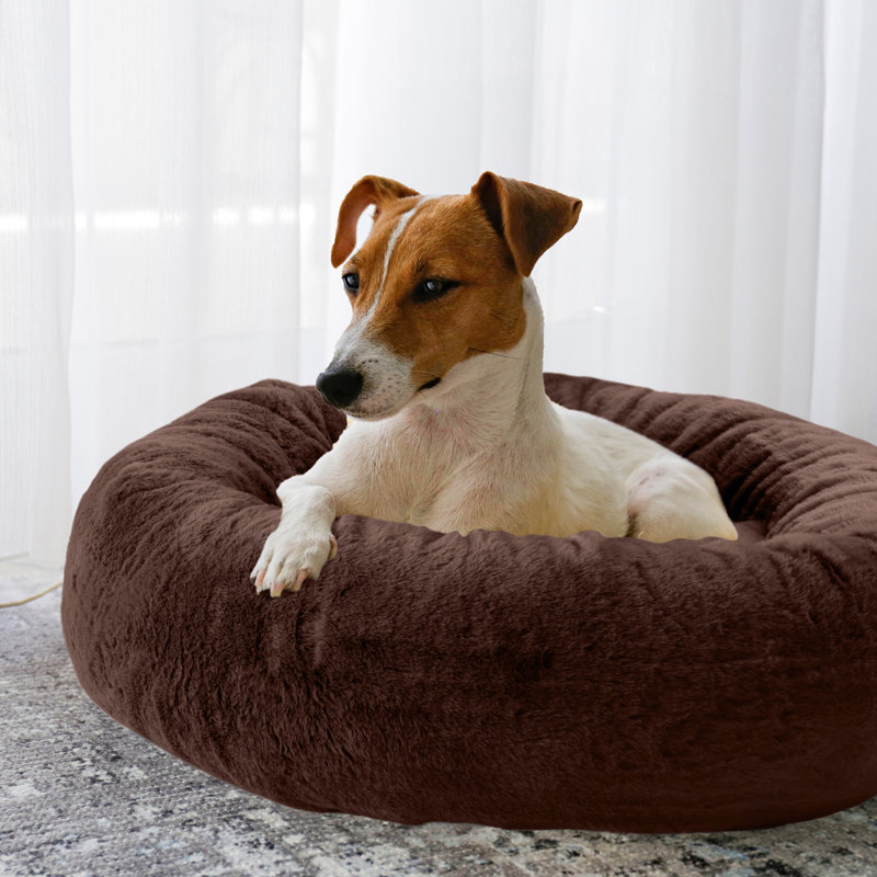  Lit pour animal de compagnie en mousse à mémoire de forme avec housse amovible et lavable avec fond antidérapant PETMAker
