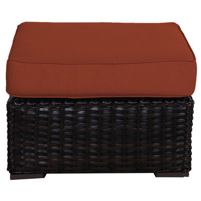 Repose-pieds d'extérieur avec coussin Sireci