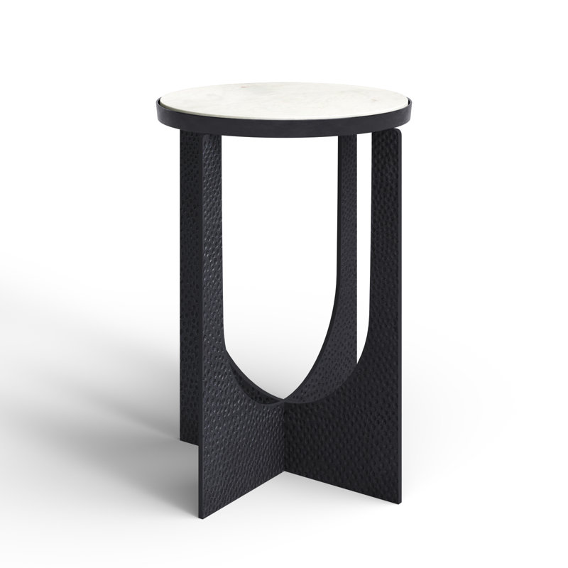 Jiana Marble Top End Table