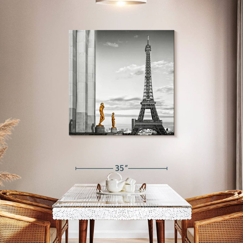 Lilie Eiffel Tower View, 39" H x 39" W