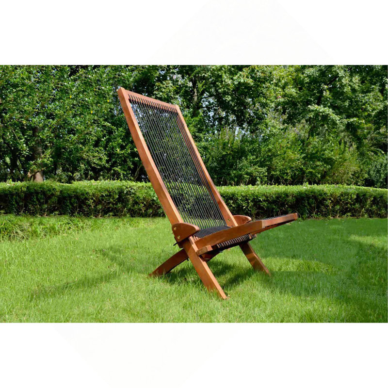 Fauteuil de jardin robuste à haut dossier 250LBS, chaise pliante portative avec porte-gobelet