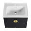 Meuble-lavabo à fermeture en douceur de 60 pouces avec lavabo et petites tablettes de rangement-1736241833